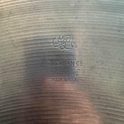 Vintage Zildjian 22" 1950's Small Stamp A Ride - 2818g (video demo) image 3