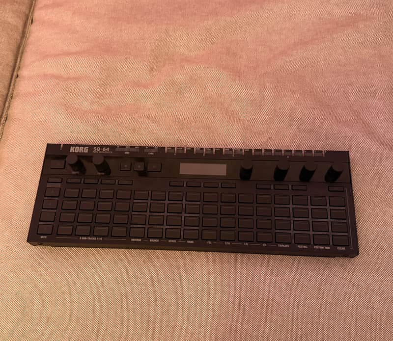 Korg SQ64 Polyphonic Sequencer 2020 - Present - Black image 1