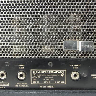 NEW 1975 AMPEG V9 AMPLIFIER NEAR MINT LOW HOURS JUST SERVICED - MAKE ME AN OFFER! ACTUAL SHIPPING $ image 9