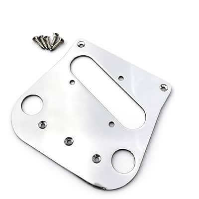 GTI Telecaster Bridge Plate for Bigsby B5 & B50 – Chrome – Perfect Intonation - TBP1
