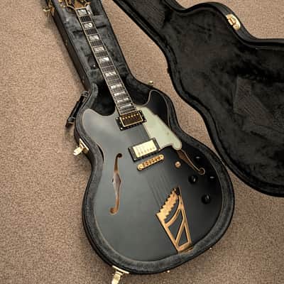 D'Angelico Deluxe DC LE 2020s - Matte Charcoal image 4