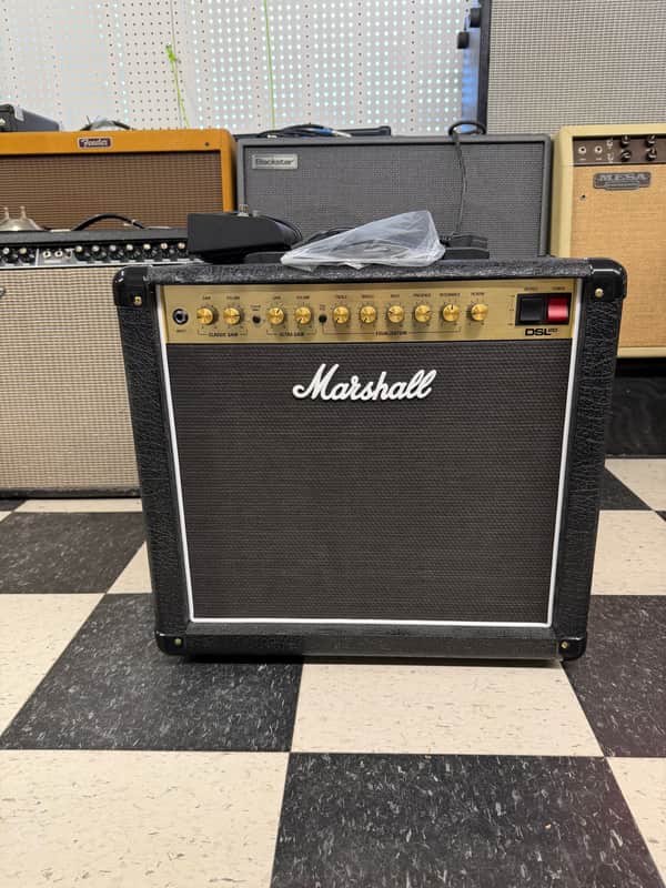 Marshall DSL20CR 2-Channel 20-Watt 1x12" Guitar Combo 2018 - Present - Black image 1