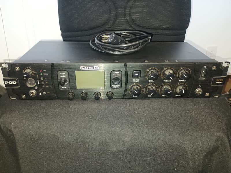 Line 6 POD HD Pro Rackmount Multi-Effect and Amp Modeler 2011 - 2013 - Black image 1
