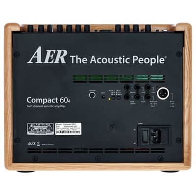 AER Compact-60/4-ONT | 60W Acoustic Amp w/ 8" Speaker, Natural Oak. New with Full Warranty! image 12