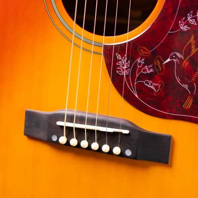 Epiphone Hummingbird Standard EC Acoustic/Electric Guitar - Cherry Sunburst image 12