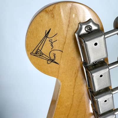 2005 Fender John Cruz Masterbuilt Salute Limited Edition Custom Shop Stratocaster - White Gold Leaf image 11