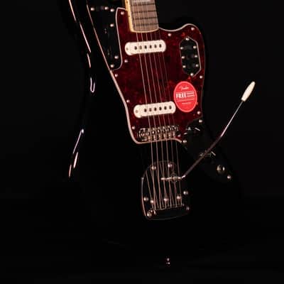 Squier Classic Vibe '70s Jaguar, Laurel FB, Black image 5
