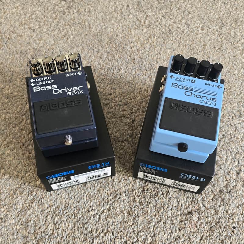 Boss CEB-3 Bass Chorus & BB-1X Bass Driver - BUNDLE Great Condition! image 1