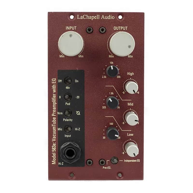 LaChapell Audio 583e 500 Series Vacuum Tube Preamplifier with EQ image 2