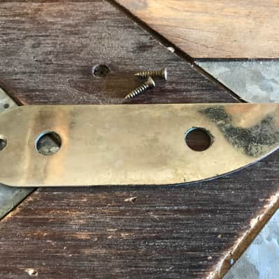 Real Life Relics Fender® Aged Chrome 51 Precision P Bass® Control Plate 0035332000    [P2] image 1