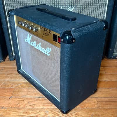1985 Marshall Model 4001 Studio 15 Vintage Made In England JCM800 1x12 EL84 Tube Combo Amplifier W/ UK Celestion V30! image 2