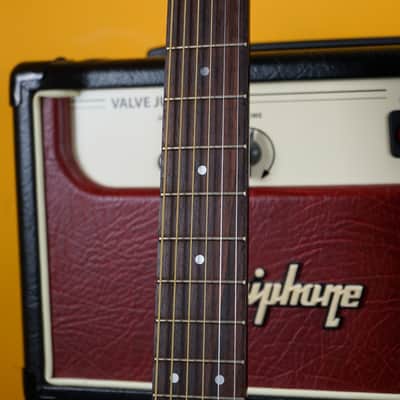 1970-75 Yamaha Orange Label FG-152 Natural Made in Japan Acoustic + Hard Case image 9