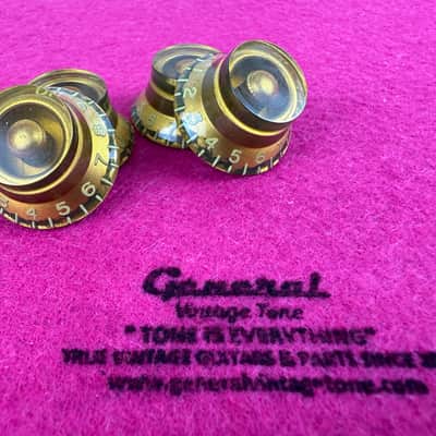 Aged CAB Knob Set for Les Paul® '59 Control – Vintage Reproduction image 4