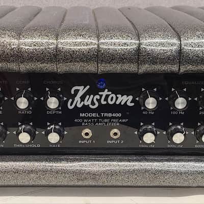 Kustom TRB-400 400 Watt Tube PreAmp Tuck N Roll Bass Amplifier Head image 2