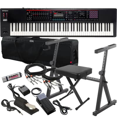Roland Fantom-08 Workstation Keyboard - Stage Rig