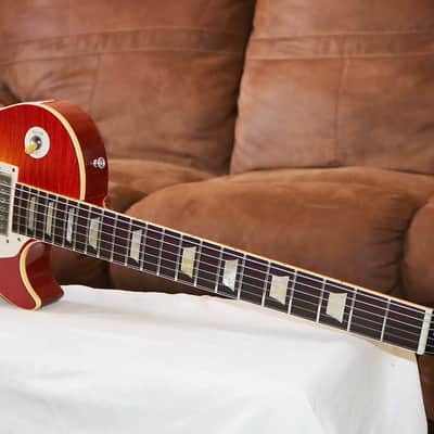 2007 Gibson Custom Shop Les Paul 1958 Reissue Aged Chambered body with OHSC / Video Tour image 4