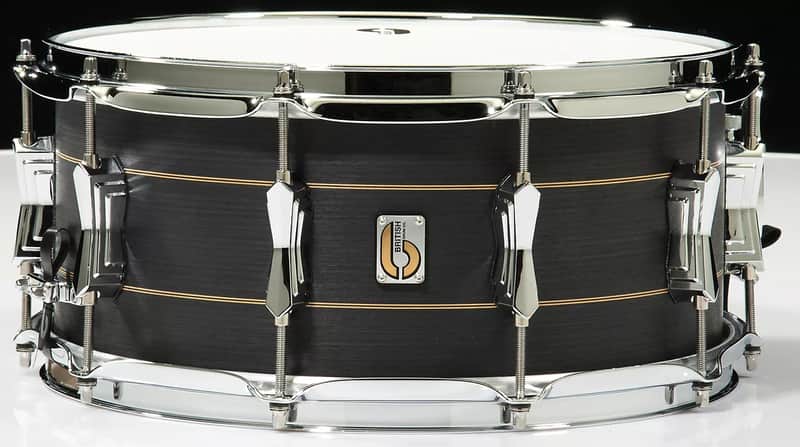 British Drum Company Merlin 14x6.5" 10-Lug Maple / Birch Snare Drum image 2