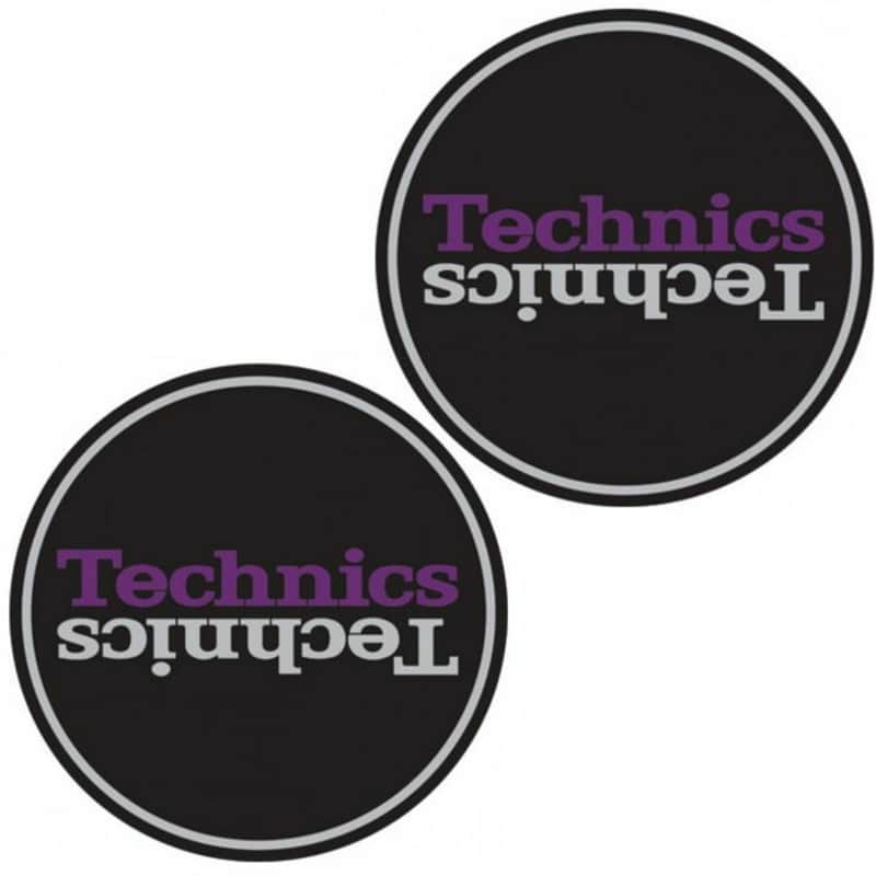 Magma Duplex 3 Slipmats (pair, & purple) Black