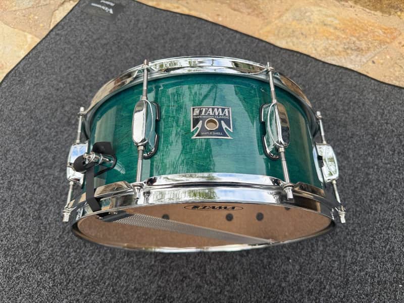Tama Superstar Classic Aqua 14x6.5 Snare Drum - Maple Shell image 1