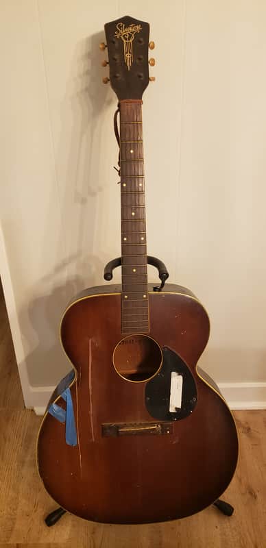 Silvertone Jumbo Acoustic - Natural image 1