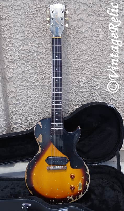 aged RELIC 2022 Gibson Les Paul Junior Jr 1956 style nitro refin