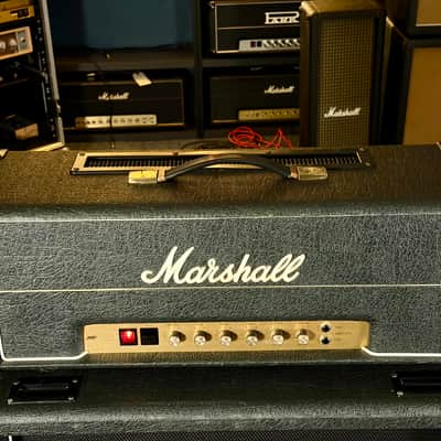 Marshall JMP 2203 Mk2 Master Model Lead 100-Watt Guitar Amp Head 1978 - Black image 3