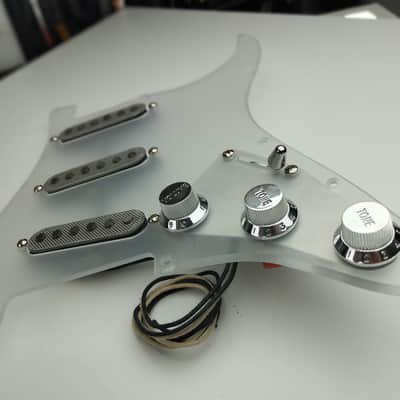 Celentano pickups INOX mesh loaded pickguard 2025 - BRASS image 6