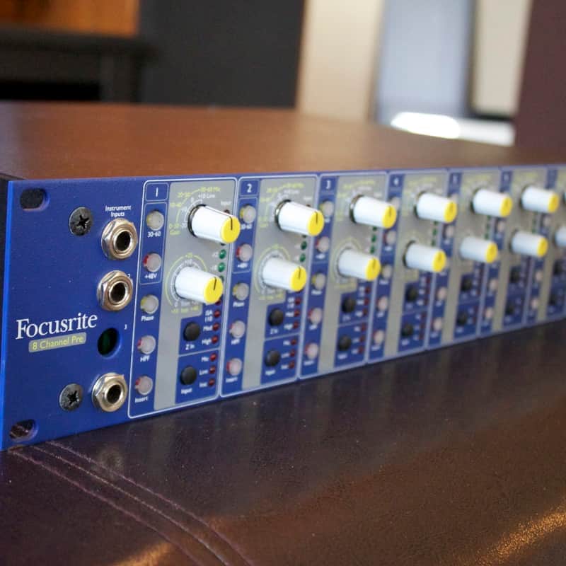 Focusrite ISA828 8-Channel Transformer Balanced Neve Mic Preamps image 1