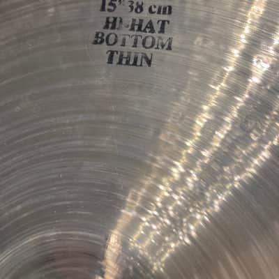 Agean - 15" Treasure Jazz Series, Thin Hi-Hats Pair 1068g 1220g image 13