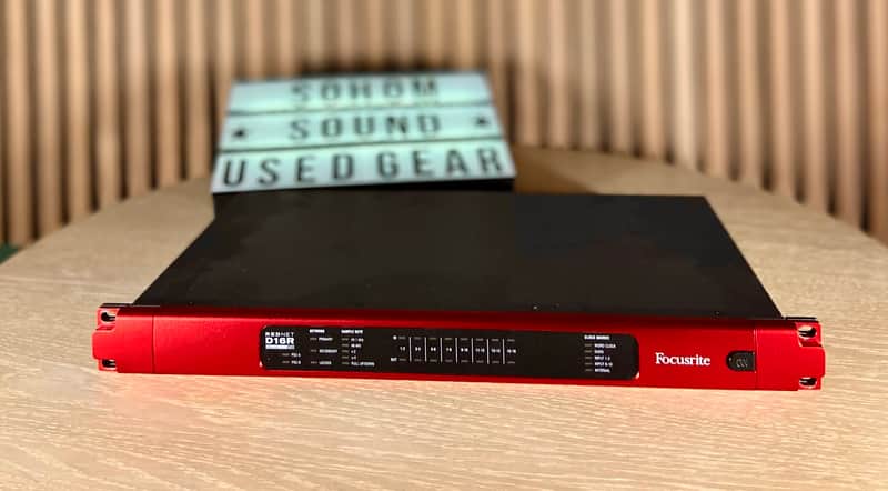 Focusrite RedNet D16R AES Dante Audio Interface 2010s - Red image 1