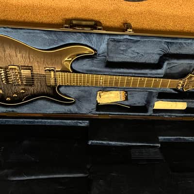 Schecter Hellraiser Hybrid C-1 FR S Sustainiac 2016 - 2021 Trans Black Burst image 8