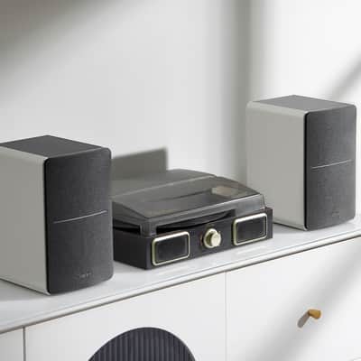 Edifier R1280DB Powered Bluetooth Bookshelf Speakers - Optical Input - White image 5