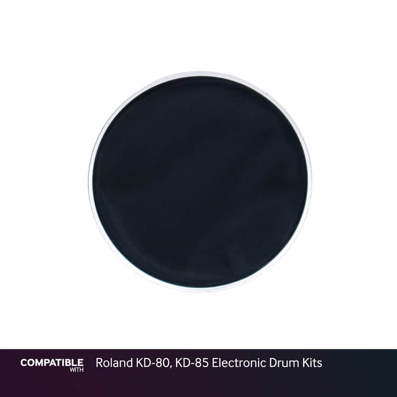 Black 8" Mesh Drum Head for Roland KD-80, KD-85 Electronic Drum Kits