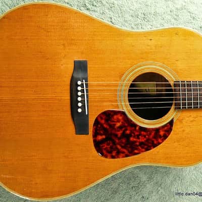Suzuki  Three S W130 Dreadnought Acoustic Guitar Japan Vintage 1975 Natural image 3