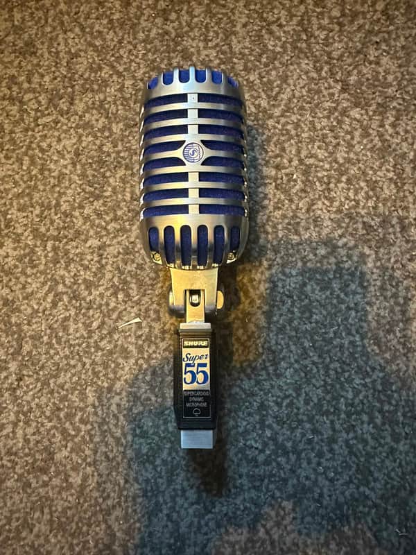 Shure Super 55 Deluxe Vocal Microphone with box image 1