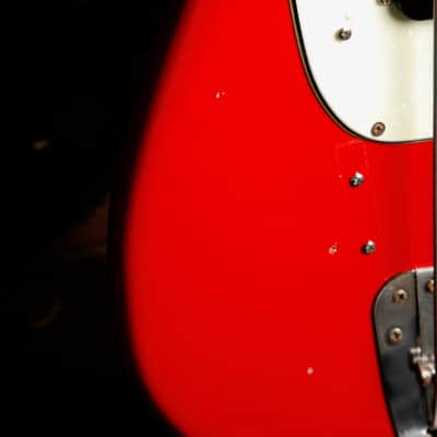 Fender Mustang Bass Guitar Torino Red Vintage 1966 Pre-Owned image 8