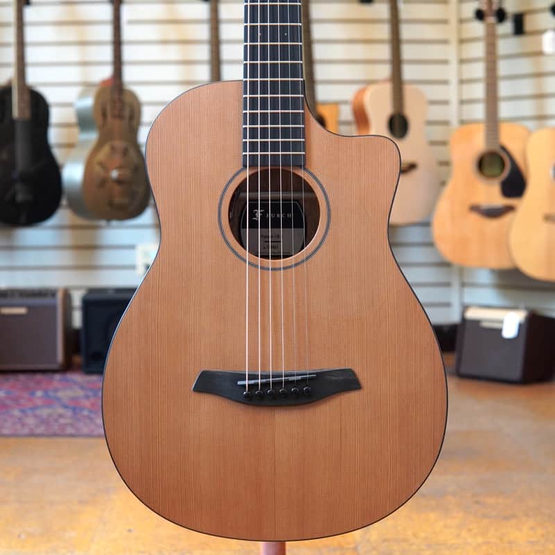 Furch Pioneer CM VTC Red Cedar/Mahogany Acoustic-electric Travel Guitar w/Padded Gig Bag image 1