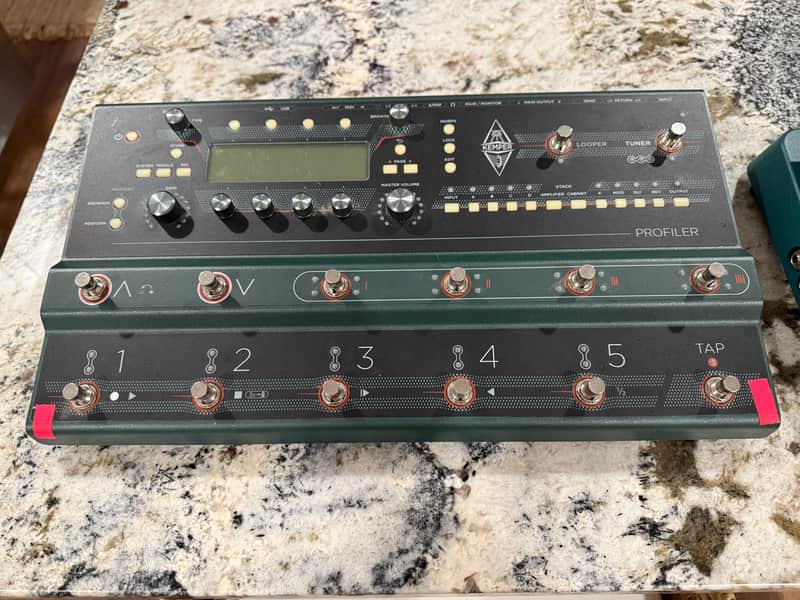 EXCELLENT CONDITION!!! Kemper Amps Profiler Stage with Mission 2019 - 2025 - Black / Green image 1