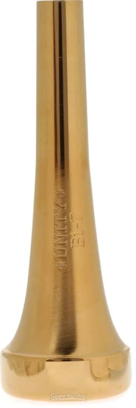 Monette Unity B1-7 Trumpet Mouthpiece - 24k Gold-plated (UB17Gd2) image 1