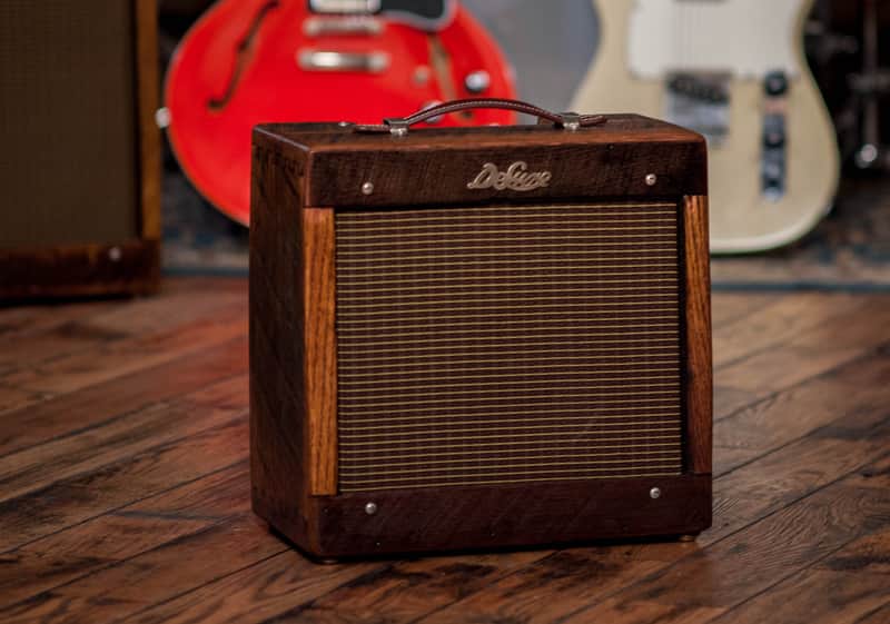 Deluxe Amplification Handwired Barnwood 5F1 Champ Barnwood image 1