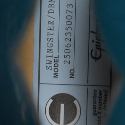 Epiphone Emperor Swingster Delta Blue Metallic image 10