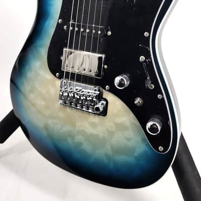Ibanez Premium AZ24P1QM Electric Guitar - Deep Ocean Blonde-6251 image 3