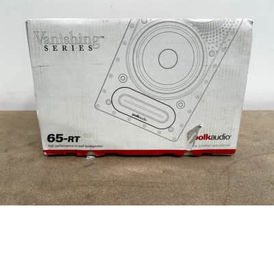 Polk Audio 65-RT - Hi-Fi Speakers - White - Like New w/ Original Box & Manuals image 8