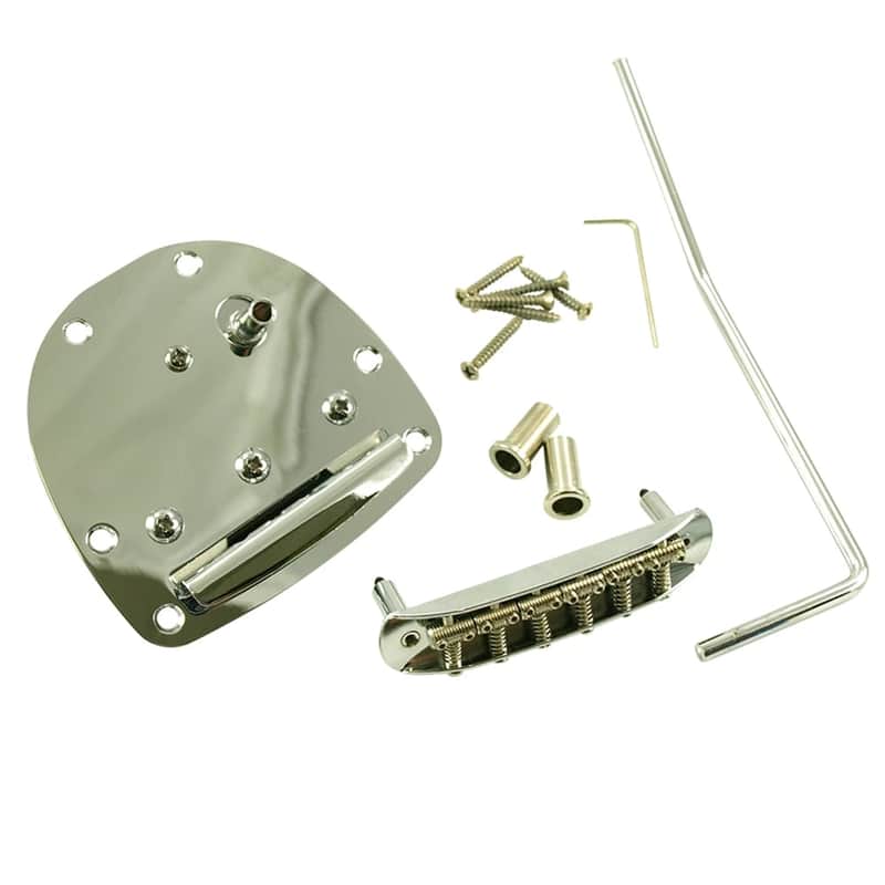 WD Tremolo For Fender Jazzmaster Or Jaguar Chrome Complete Tremolo System image 1