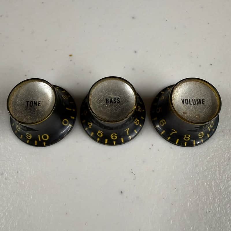 Gibson Recording Bass Knobs 1960-70's (K-346) image 1