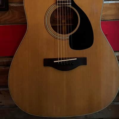 1966-71 Yamaha FG-180 Red Label Jumbo Dreadnought Acoustic Guitar Neck Reset MIJ image 2