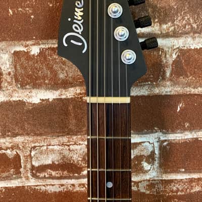 Deimel Guitar Works Firestar Custom 2020 Silver/ Filled Black Pores & Neck, New (Authorized Dealer) image 17