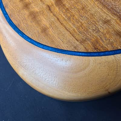 Unbranded Custom ST Body Honduran Mahogany Inlaid Figured Sapele Top Natural Satin Nitro Made in USA image 3