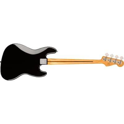 Squier Classic Vibe 70s Jazz Bass, Black, Left-Handed, Maple Fingerboard image 2