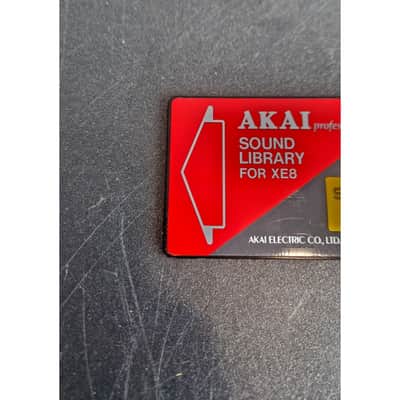 Akai SL801R - Sound Library Card - Red – Sound Library Card - Excellent image 3